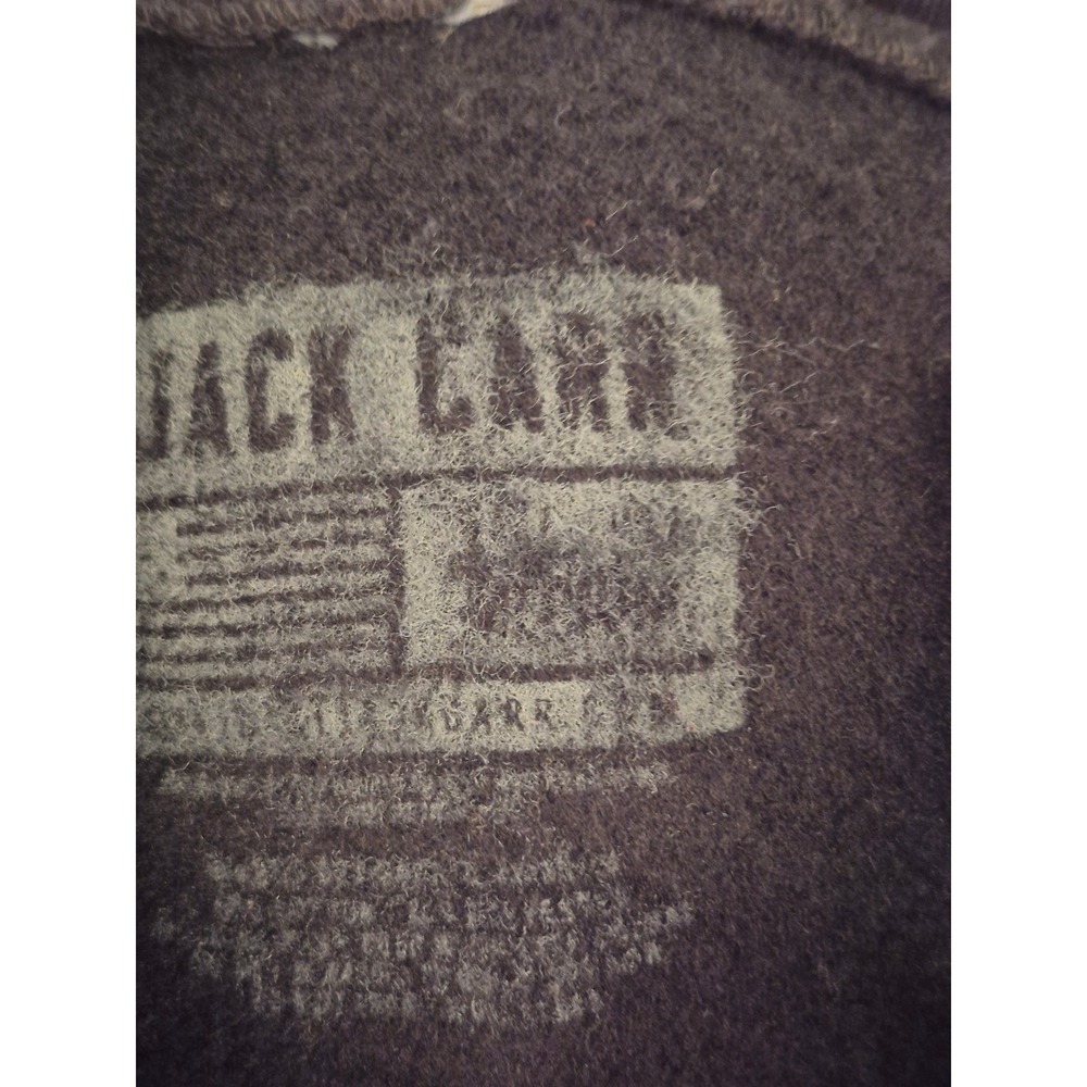 Jack Carr Crossed Tomahawks Logo Hoodie Navy Blue Mens Sz M Pullover Sweatshirt - Picture 6 of 7